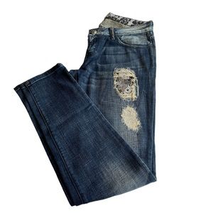 GUESS by Marciano’ Distressed Boyfriend Jeans
